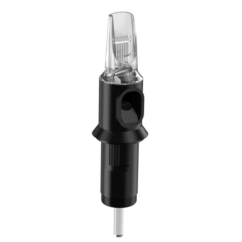 Bugpin Tattoo Needle Cartridges - Curved/Round Magnum Shader with Membrane Safety | 50-Pack