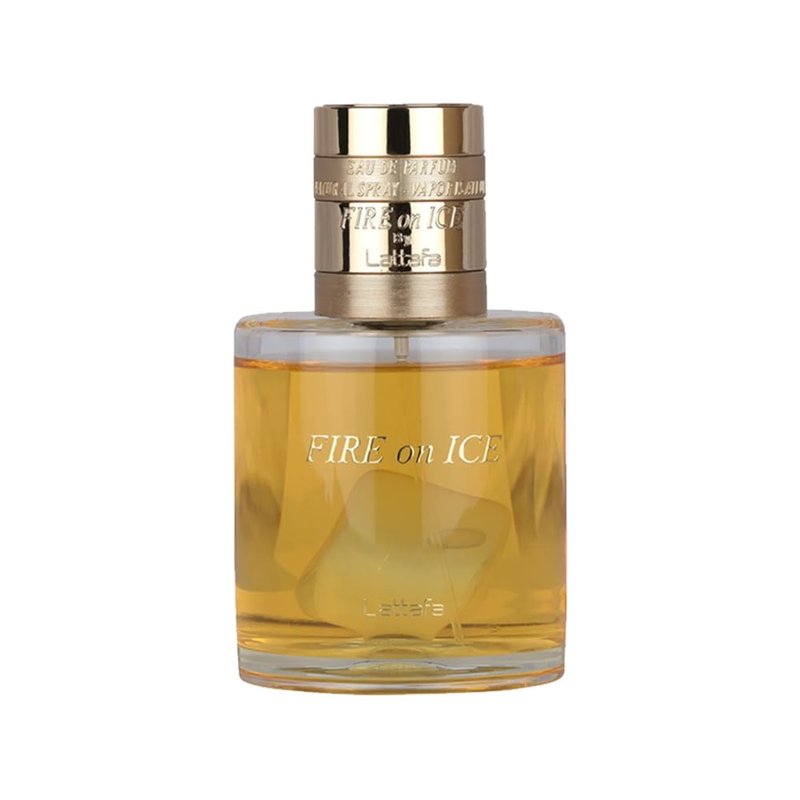 Lattafa Fire On Ice â Fruity, Spicy, Woody, Ambery â Eau de Parfum Spray Long-Lasting Fragrance for Unisex, 3.71 Ounce / 110 ml