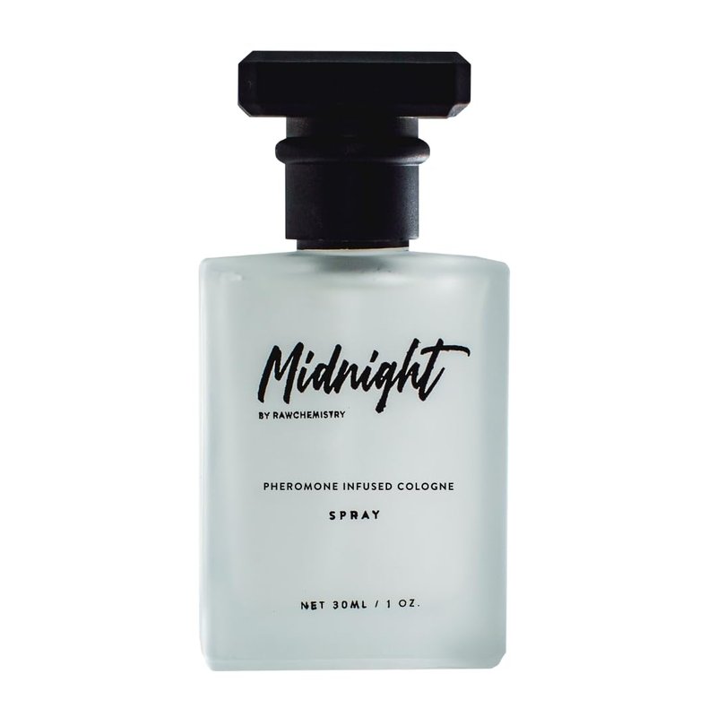 RawChemistry Midnight Cologne for Men - Pheromone Infused Fragrance | Long-Lasting Scent