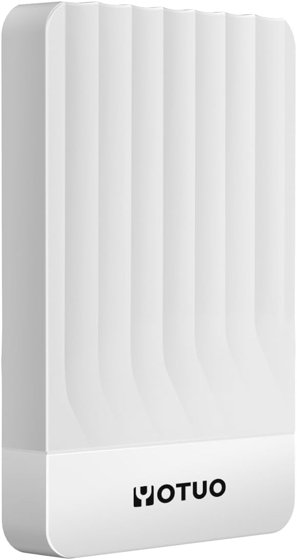 YOTUO Portable External Hard Drive Storage Expansion Mobile HDD USB 3.0 for PC, Mac, Desktop, Laptop, PS4, Xbox One X/S, Xbox 360, Office & Game (White, 320GB)