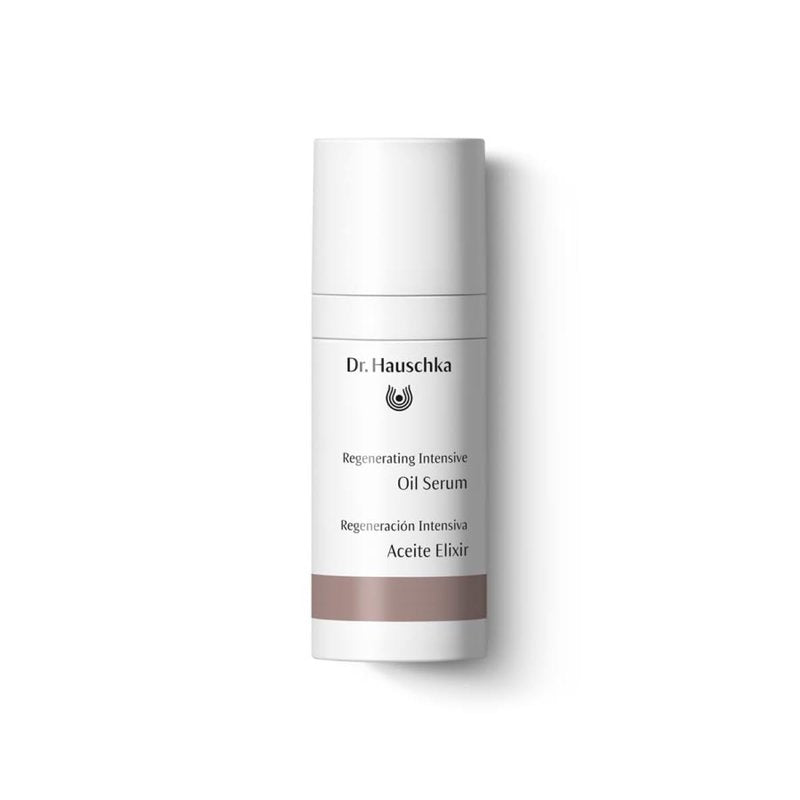 Dr. Hauschka Regenerating Intensive Oil Serum, Treatment for Mature Skin, Anti-Aging Face Oil with Almond and Olive Oil, 0.68 fl oz