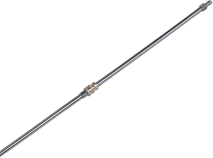 39.37inch Pressure Washer Cleaner, Power Pressure Washer Attachment, Stainless Steel Water Broom with 1/4inch Quick Connector, Surface Cleaner for Household and Business Use (for Floor)