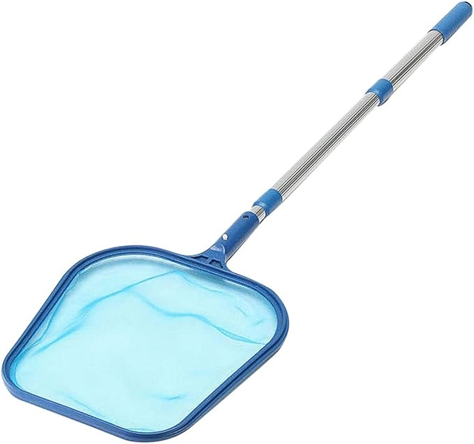Swimming Pool Cleaning Net Swimming Pool Salvage Net with Telescopic Rod Fish Pond Skimmer Leaf Garbage Catcher Pouch Fishing Net Pool Cleaning Supplies Swimming Pool Nets for Cleaning Finest Debris