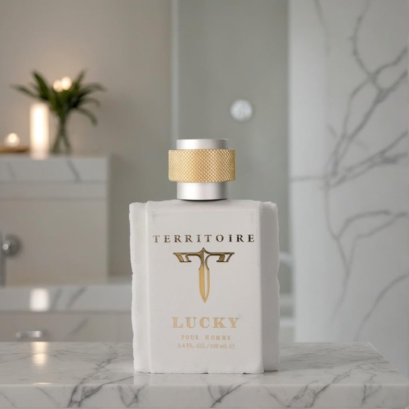 Territoire Lucky Eau de Parfum Spray for Men - 3.4 Ounce | Long-Lasting Fragrance