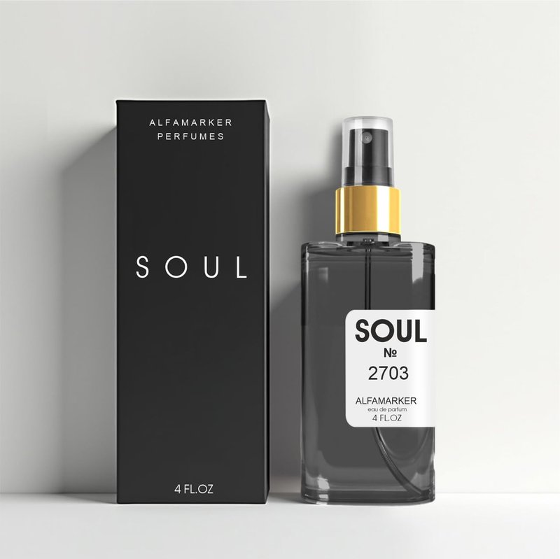 ALFAMARKER SOUL № 2703 Alluring Woman – Perfume for Women | Long Lasting Eau de Parfum Spray 4.0 Fl Oz / 120ml | Boutique-Inspired Oriental Floral Women’s Fragrance