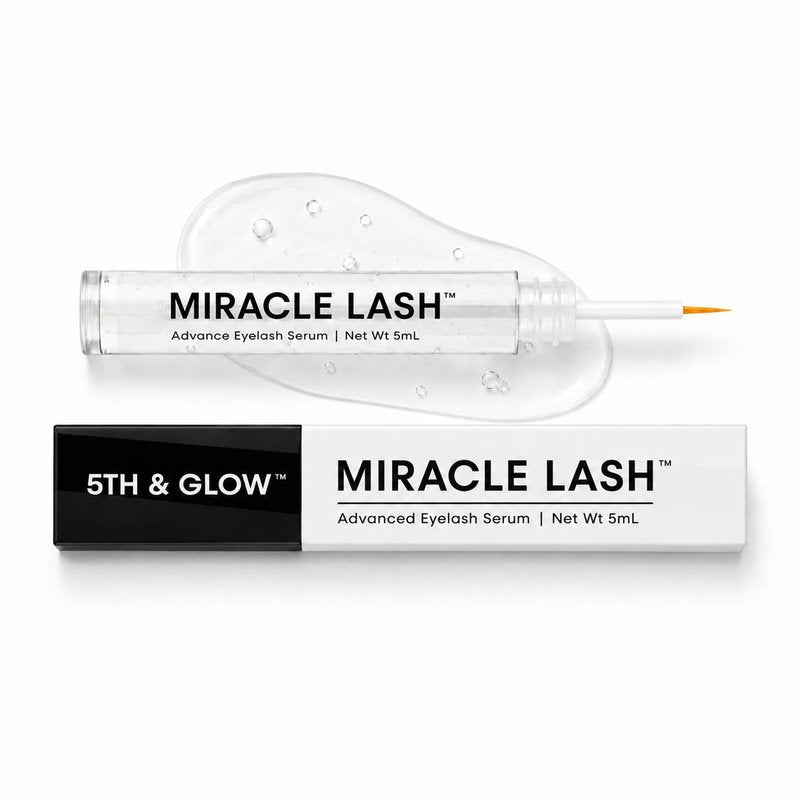 Miracle Lash - Serum for Eyelash Growth - Lash Enhancing Serum to Nourish, Hydrate & Strengthen Lashes â Helps Brittle, Damaged Lashes Look Thicker, Fuller & Longer â Gentle Formula