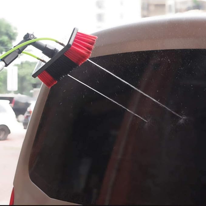 Photovoltaic Panel Cleaning, 3-12M Water Fed Telesbrush, Window Clean, Extendable Cleaner Conservatory Roof Cleaning Tools/11M Rod/30Cm Brush Head