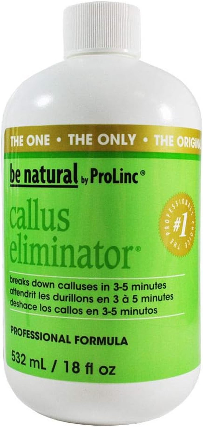 Prolinc Be Natural Callus Eliminator - 18 Oz | Smooth Feet Treatment