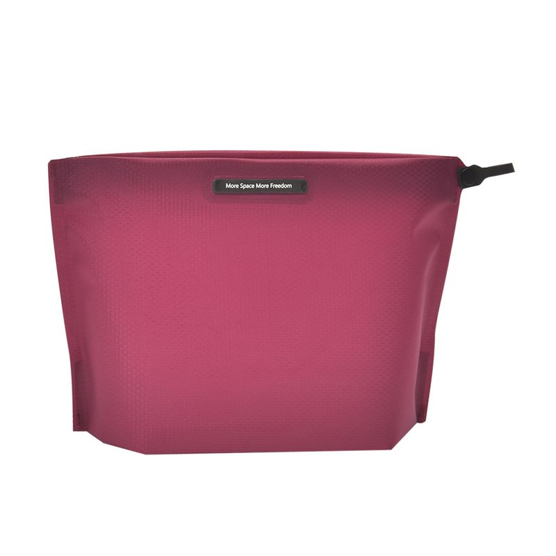 Bee Nesting Waterproof Toiletry Bag, Lightweight Makeup Pouch, Hanging Travel Pouch, Large Capacity Toiletry Case for Business Trips, Travel, and Hot Springs (Wine Red)