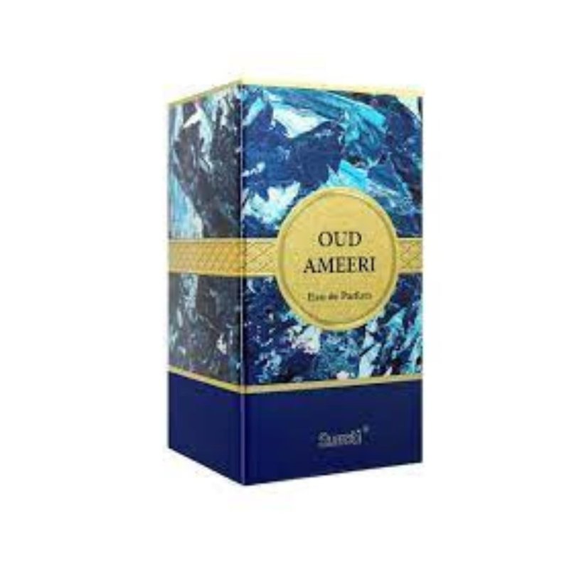Surrati Oud Ameeri Arabian Perfume - Eau de Parfum Spray 100ML (3.4 OZ), Exotic Women's Fragrance With Woody, Harbaceous & Spicy Notes - Long Lasting