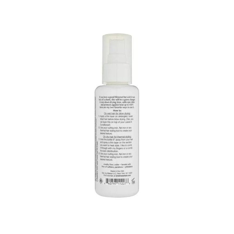 Kristin Ess Hydrating Heat Protection Spray - Frizz Control & Shine Enhancer | Thermal Protectant Up to 450°F - Pear Scent