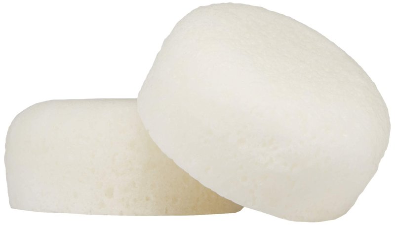 kai Body Buffer Rose, 2 Count, Innovative Bath sponges that Gently exfoliates Skin While Cleansing the Body with a Fresh + Clean Gardenia Rose Absolute Scent, Vegan, Cruelty Free, Made in the USA
