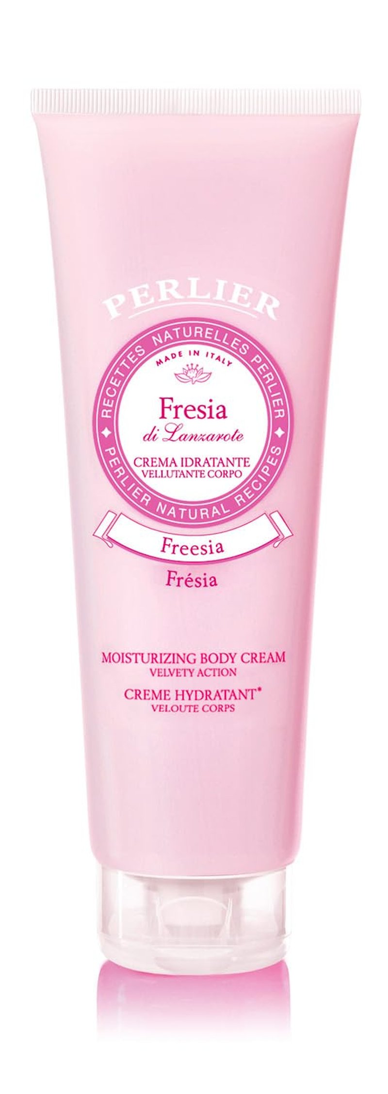 PERLIER â Freesia Body Cream 8.4 Oz, Hydrating Moisturizing Body Lotion, Floral Scent, Enriched with Sweet Almond Oil, Leaves Skin Soft Smooth & Silky, Daily Body Care