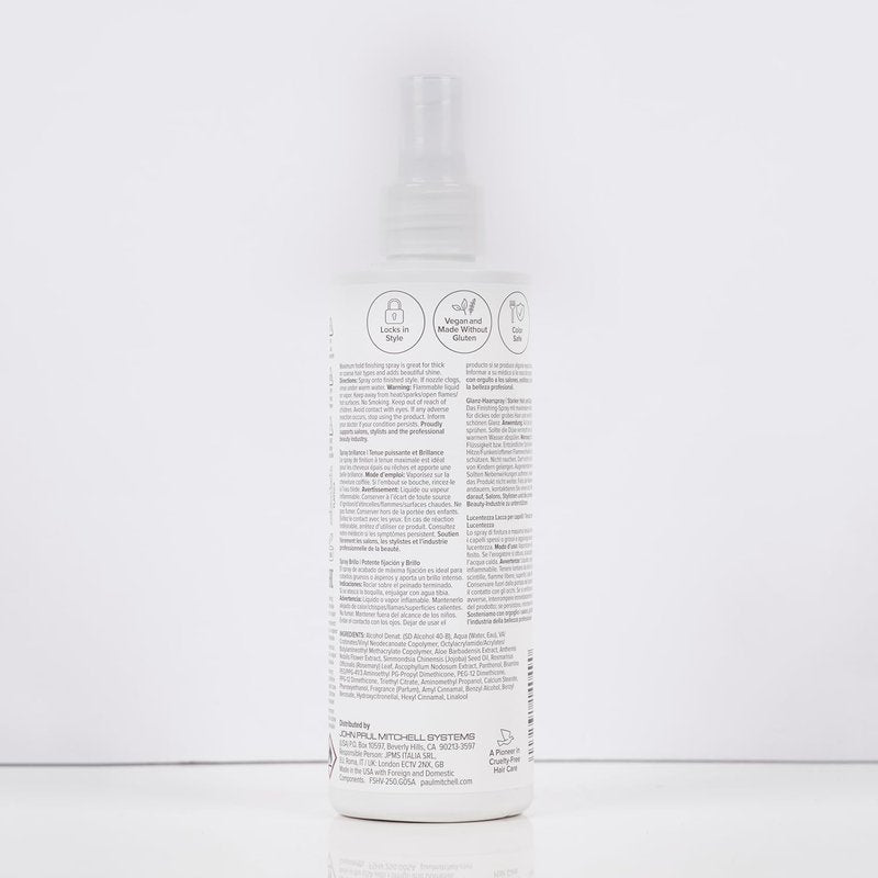 Paul Mitchell Freeze and Shine Hairspray - Maximum Hold for Coarse Hair | Shiny Finish