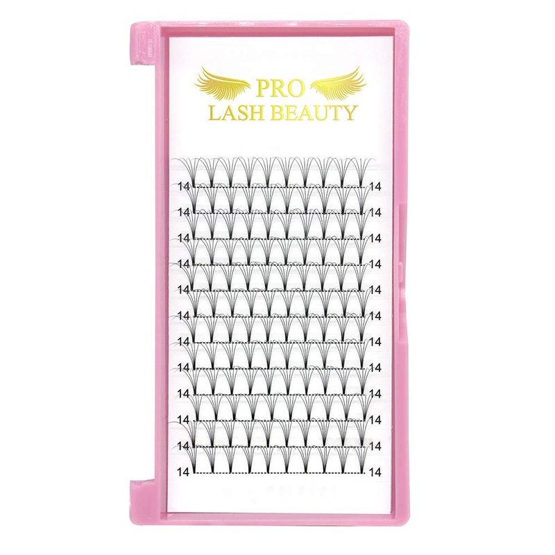 Premade Volume Eyelash Extensions - 5D C Curl Short Stem Fans | 9-20mm Lengths for Stunning Lashes