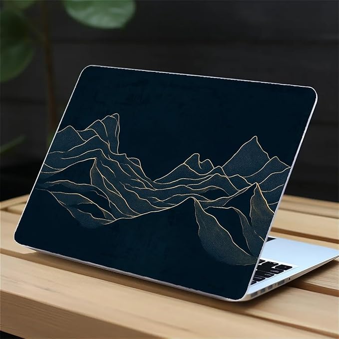 COTAIL Compatible with MacBook Air 13.3 13.6 Inch Case 2022 2021 2020 2019 Plastic Hard Shell Case Cover,13.3 Air (A1932/A2179/A2337), Dark Mountains