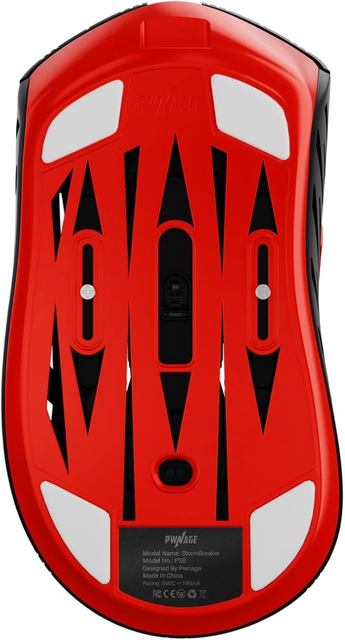 PWNAGE StormBreaker v3 Wireless Gaming Mouse – 50g Ultra-Lightweight Magnesium Alloy, 8KHz Polling, PAW3950 Xero Sensor – Ergonomic Esports Mouse for Competitive FPS Gaming