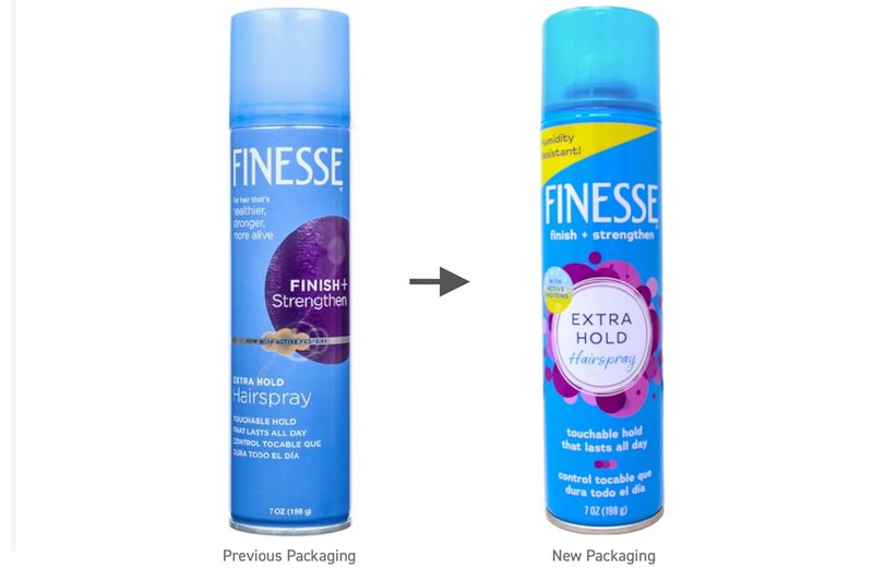 Finesse Extra Hold Hairspray - Strengthen & Finish | 7 oz, Pack of 5