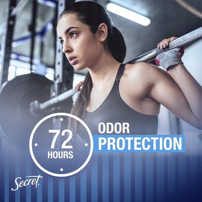Secret Outlast Clear Gel Antiperspirant Deodorant for Women, Completely Clean, 2.6 oz (Pack of 4)