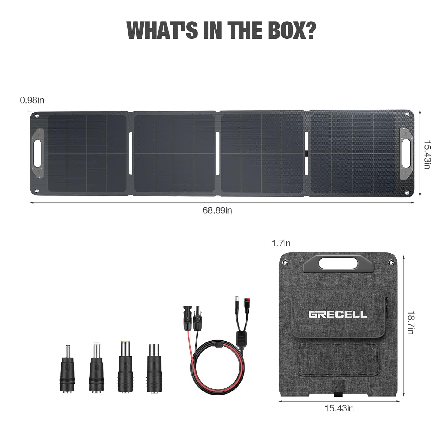 120W Portable Solar Panel for Power Station Generator, Ultra Light 5.7lbs, 25% High Efficiency IP65 Waterproof, 20V Foldable Solar Panel Charger for Camping, RV, Outdoor Use and Off-Grid Blackouts