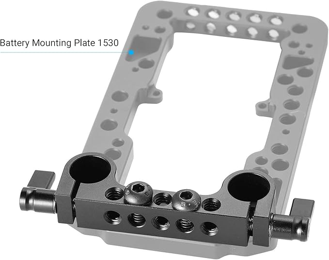 SmallRig Super Lightweight 15mm Railblock, 15mm Rod Clamp with 1/4"-20 Thread for Sony for Canon and Other DSLR Camera Rig Shoulder Support Rail System - 942