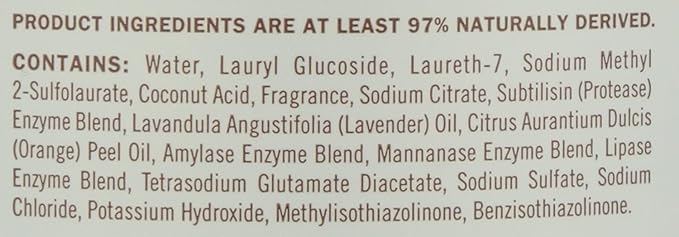 Mrs. Meyerâs Clean Day Lavender Laundry Detergent Concentrated Loads Per Bottle 64 Fl Oz (Pack of 5)