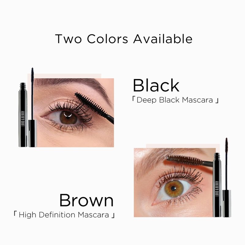Lord & Berry High Definition Brown Mascara - Water Resistant, Intense Color | 0.6 oz