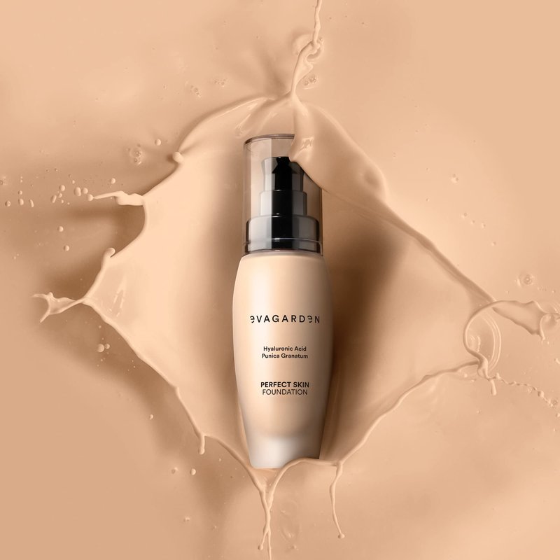 EVAGARDEN Perfect Skin Foundation - Soft Texture Ensures Excellent Coverage and Natural Finish - Visibly Reduces Signs of Aging - Smooth and Moisturizes Your Epidermis - 236 Nectar - 1.01 oz