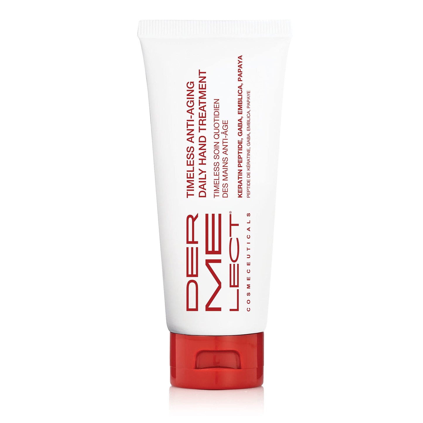 Dermelect Timeless Anti-Aging Daily Hand Treatment - Anti Aging Cream with Peptides Hyaluronic Acid Hydrating & Brightening Treatment for Dry Hands, Dark Spots, Over Washed Hands 4.0 oz