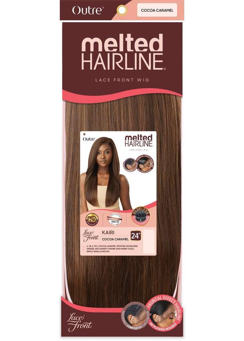 Outre Lace Front Wig - Melted Hairline - Kairi (JET BLACK 1)