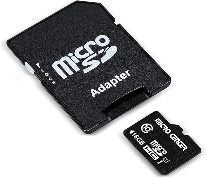 Micro Center 16GB Class 10 Micro SDHC Flash Memory Card with Adapter for Mobile Device Storage Phone, Tablet, Drone & Full HD Video Recording - 80MB/s UHS-I, C10, U1 (5 Pack)