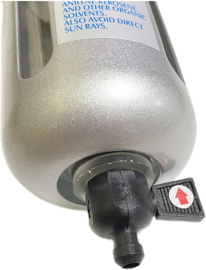 1/2" air compressor water separator Compressor Moisture Trap Filter with Semi-Auto Drain for Cleaner Dryer Compressed Air Lines