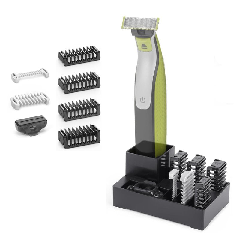 Guide Guards with Standâ1/2/3/5mm, Skin & Body Combs Replacement Fit for O Blade QP2724, QP2834, QP25XX, QP26XX, QP65XX, QP66XX Pro Series, Premium Guards with a Reliable Base (6PC+Stand)