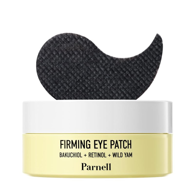 Parnell Bakuchiol Retinol Wild Yam Eye Patch (60ct) | Hydrogel Patches for Wrinkles, Dark Circles & Firming | Cica HA Niacinamide K-Beauty