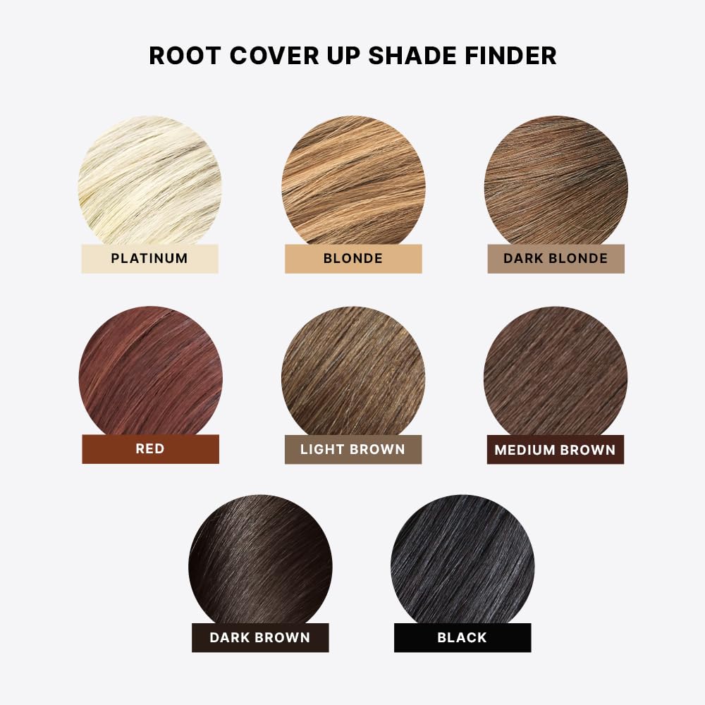COLOR WOW Root Cover Up, Medium Brown, Instant Gray Coverage and Temporary Root Touch-Up, Water-Resistant