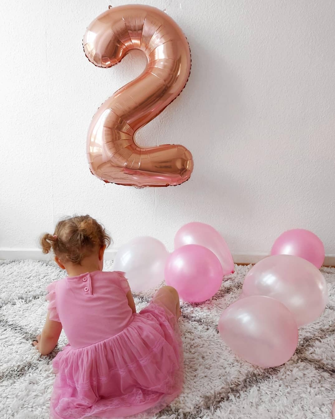 Regine Switzerland Rose Gold Number Balloon - 40 Inch 0 Balloon for Birthday Decorations | Party Supplies