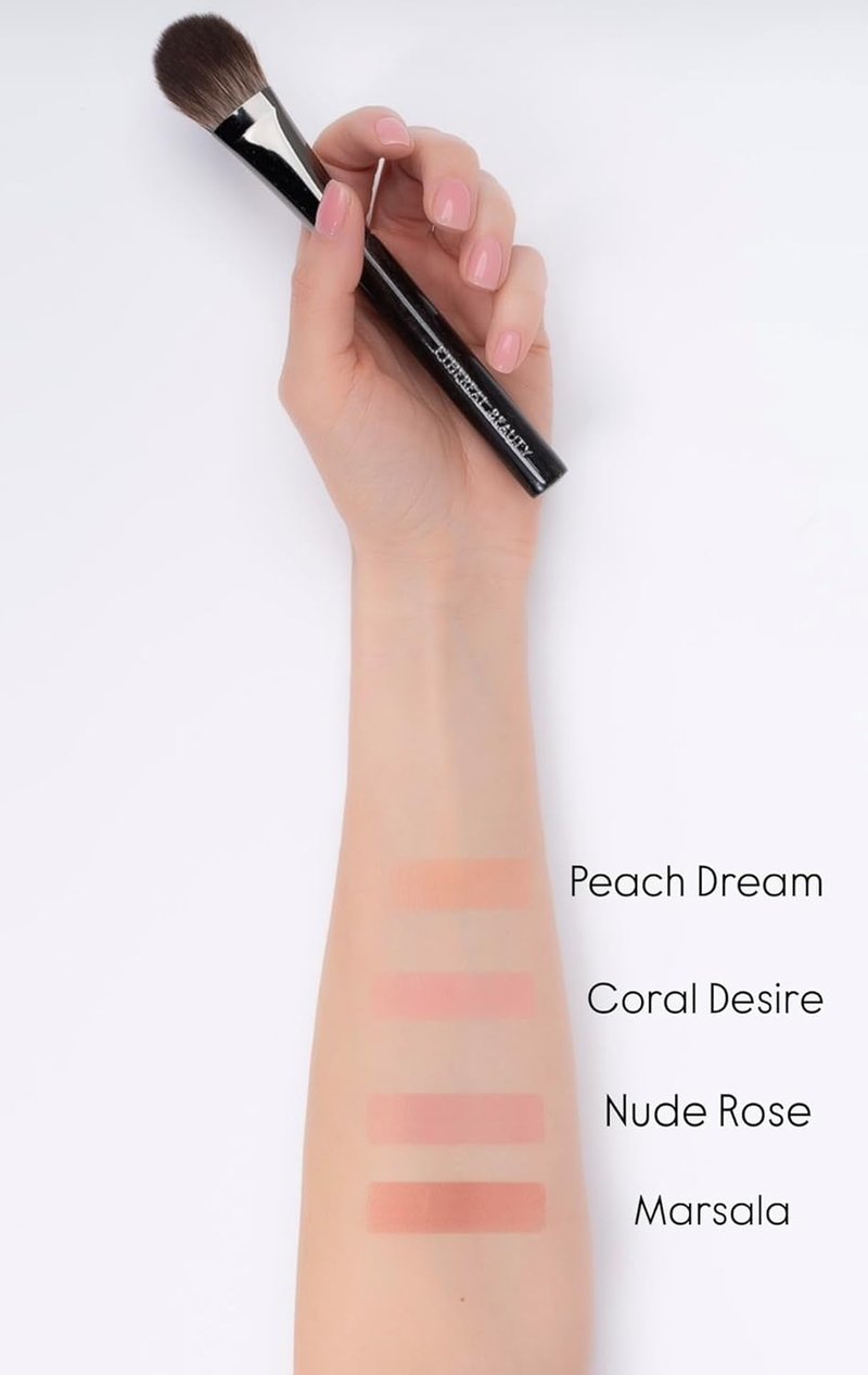Ethereal Beauty Mineral Veil Blush - Marsala | Ultra-Thin, Semi-Matte Finish, Vegan 0.18 OZ