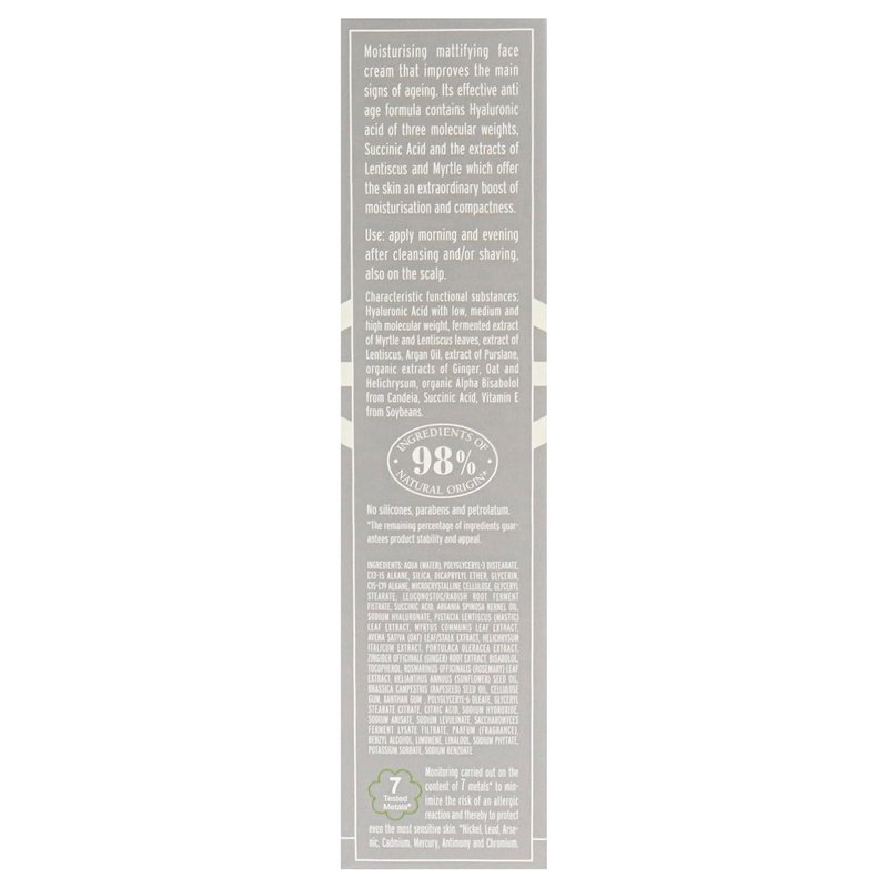 Hyaluronic Acid Face Cream for Men - 24 Hour Hydration & Moisture Lock