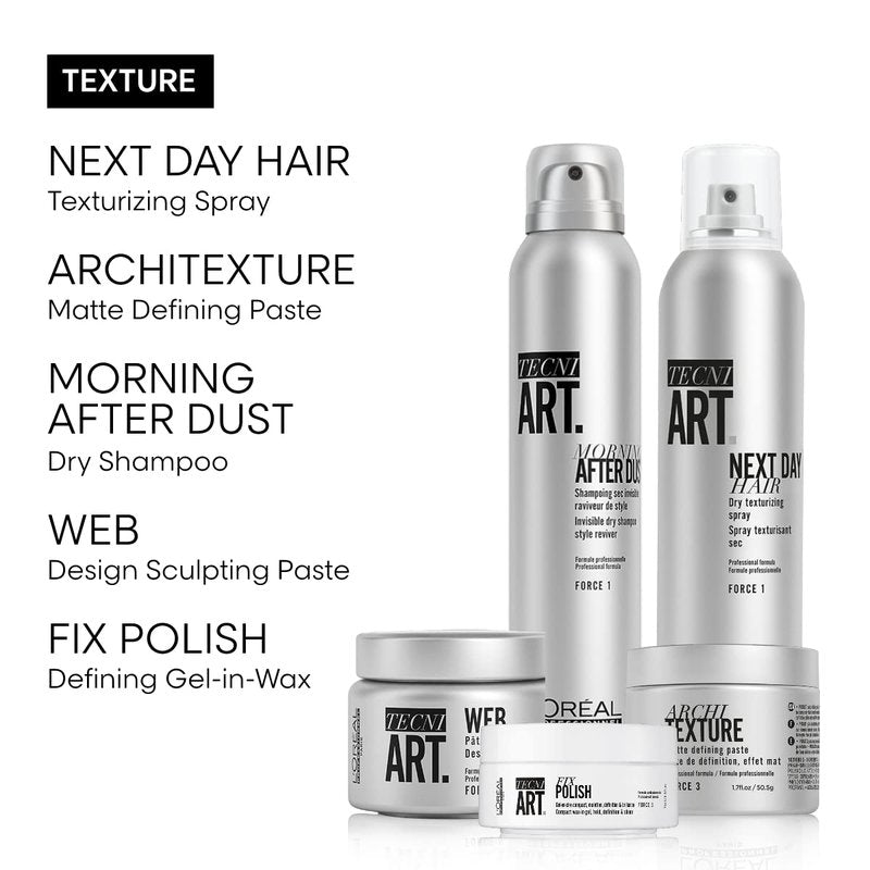 L'Oréal Professionnel Paris Architexture - Medium Hold Texturizing Pomade, Creates Texturized Structure and Matte Definition, for All Hair Types