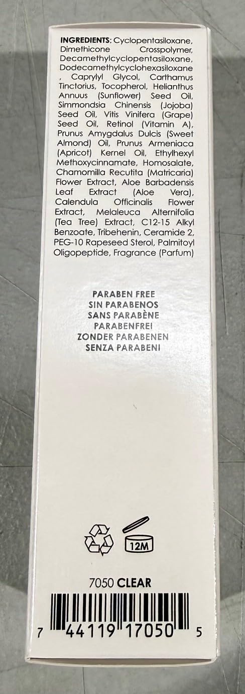 BODYOGRAPHY - Foundation Primer (Clear): Flawless Anti-Aging Salon Makeup Primer w/Vitamin E, A, Jojoba, Grapeseed Oil | Control Shine | Gluten-Free, Cruelty-Free, 1 oz.