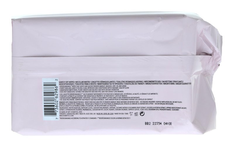 MAC Gently Off Wipes + Micellar Water