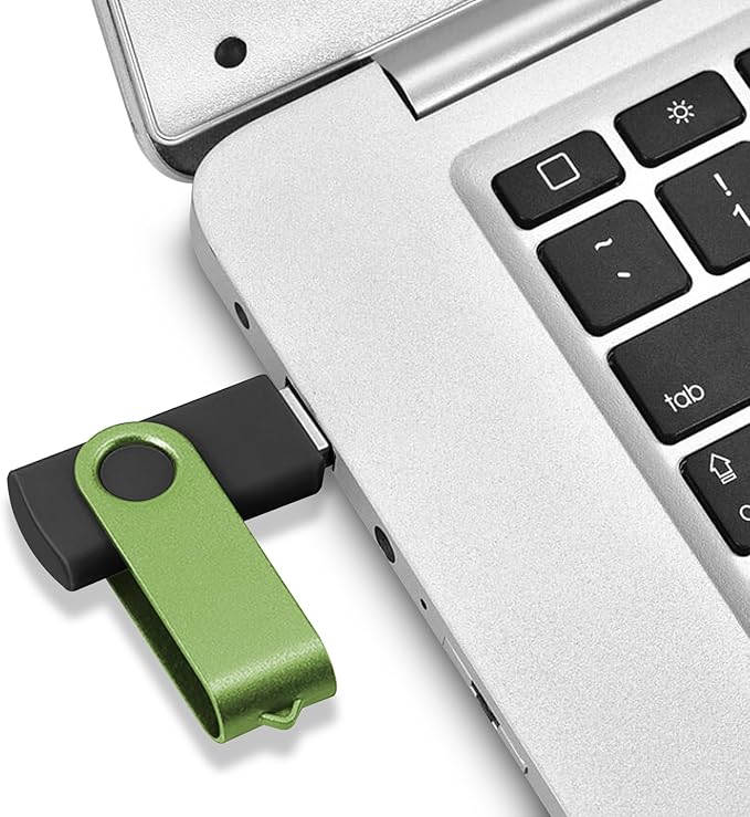 EASTBULL Flash Drives Bulk 128MB USB Thumb Drive 50 Pack USB 2.0 Memory Stick Swivel Pen Drive with Lanyard for Storage and Backup (128MB 50 Colors)