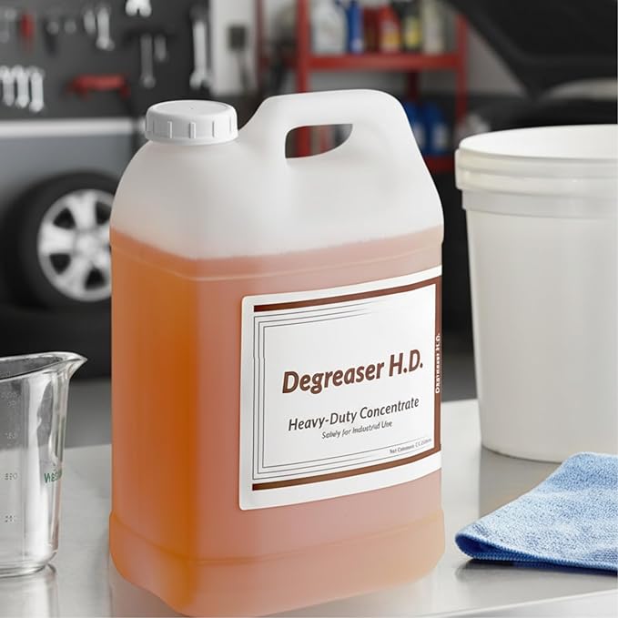 Heavy-Duty Degreaser, Concentrated, 2.5 Gallon, Yellow, Liquid, Alkaline, Kosher, Butyl-Free, 2 Pack