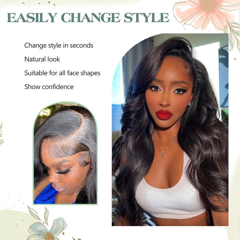 Black Hair Toppers for Women - Real Human Hair 3D Design | No Bangs, 10 Inch for Thinning Hair