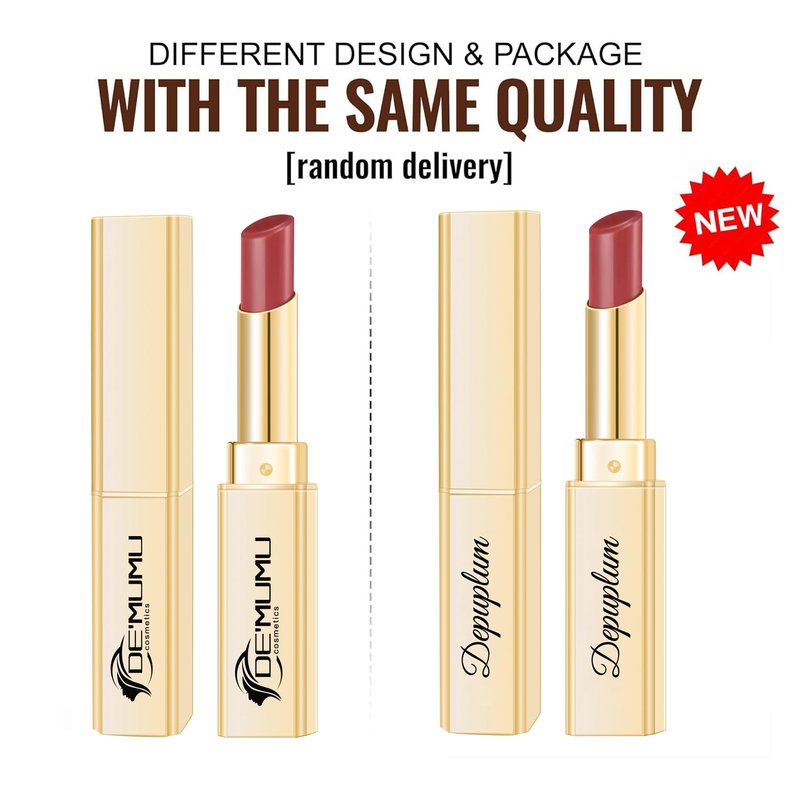 Depuplum Nude Pink Lipstick for Women Moisture Lip Gloss Tinted Lip Balm Sheer Lipsticks Nourishing Hydrate Glossy Lipstick for Dry Lips, DM95 Nude Pink
