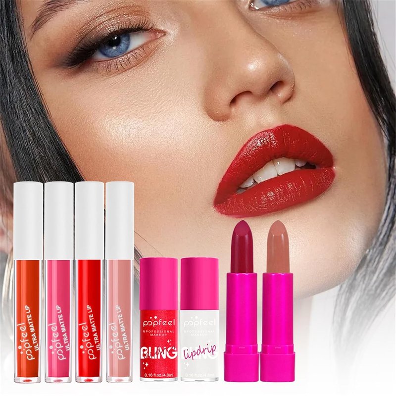 All-in-One Makeup Kit for Women - Hot Pink Essential Bundle with Eyeshadow, Lipstick, Blush & Foundation | Perfect Mother's Day Gift