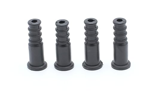 THE CIMPLE CO Coaxial Cable Weather Boot for RG6 Connectors, RG59 Ends - Coaxial Boots with Weathertight Seal - Black, 25 Pack