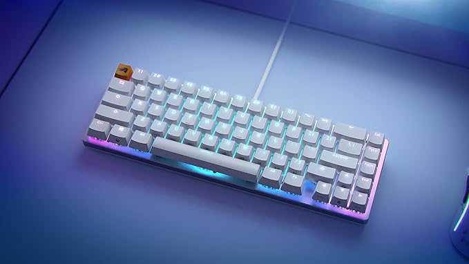GLORIOUS GMMK White Ice Edition - Compact (Pre-Built)