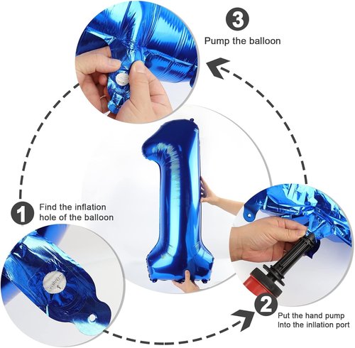 40 Inch Dark Blue Foil Balloon - Happy 25th Birthday Decorations for Women | Large Number 25 Party Supplies