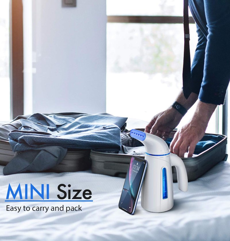 OGHom Steamer for Clothes, Handheld Clothing Steamer for Garment, 240ml Portable Travel Steam Iron (Only for 120V)